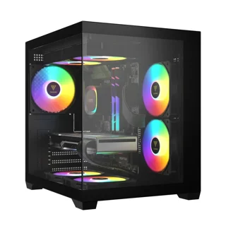 سیستم گیمینگ قدرتمند سایبر پرو با پردازنده i5 8400 کیس اکواریومی کد (g40)